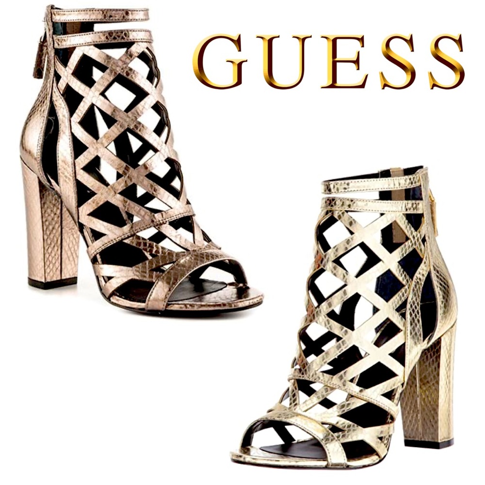 GUESS Women 8.5 Eriel Metallic Gladiator Sandal
